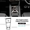 Real Soft Carbon Fiber Sticker For Cupra Leon/Cupra Formentor 2025 2026 LHD RHD Automatic Car Central Control Gear Shift Trim