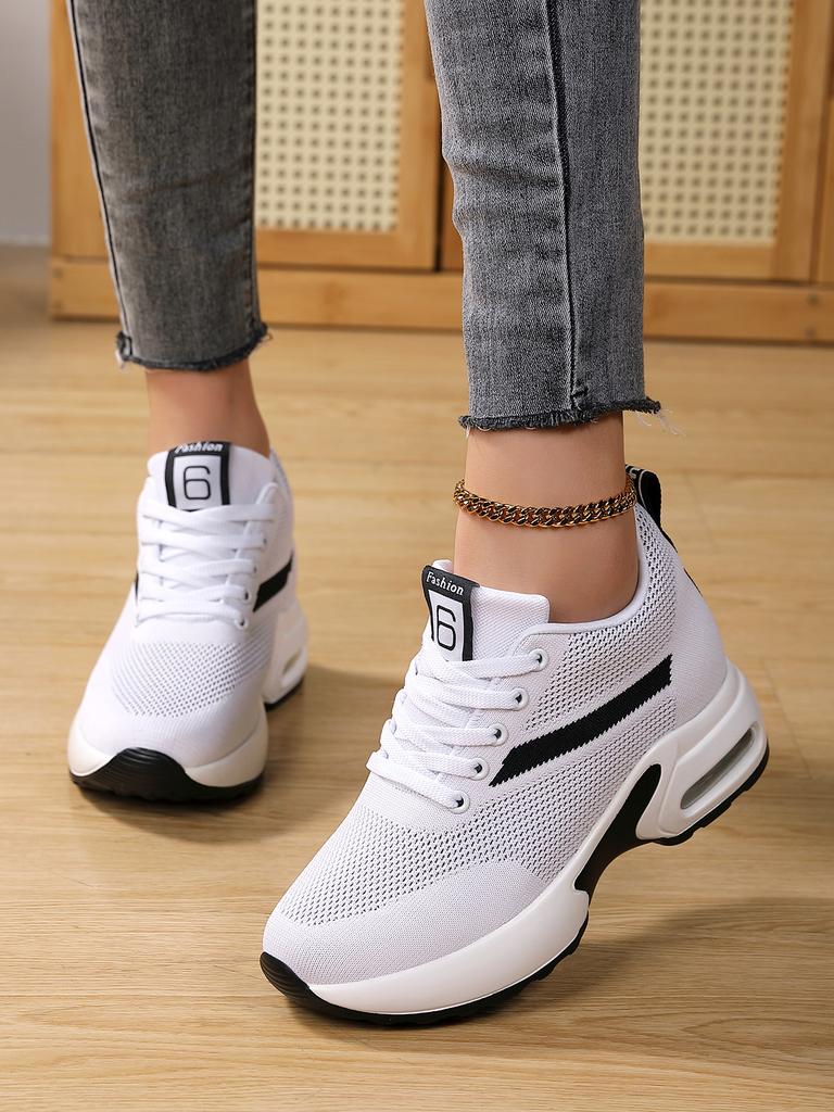 Women's shoes autumn and winter breathable thick-soled casual inner heightening shoes lightweight soft-soled sports shoes women's cotton shoes