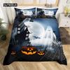 Soft Duvet Cover Halowen Flying Vampire Bats Soft Duvet Cover Polyester Witchcraft Magic Warm Comforter Cover Festival Gifts Rom Decoration