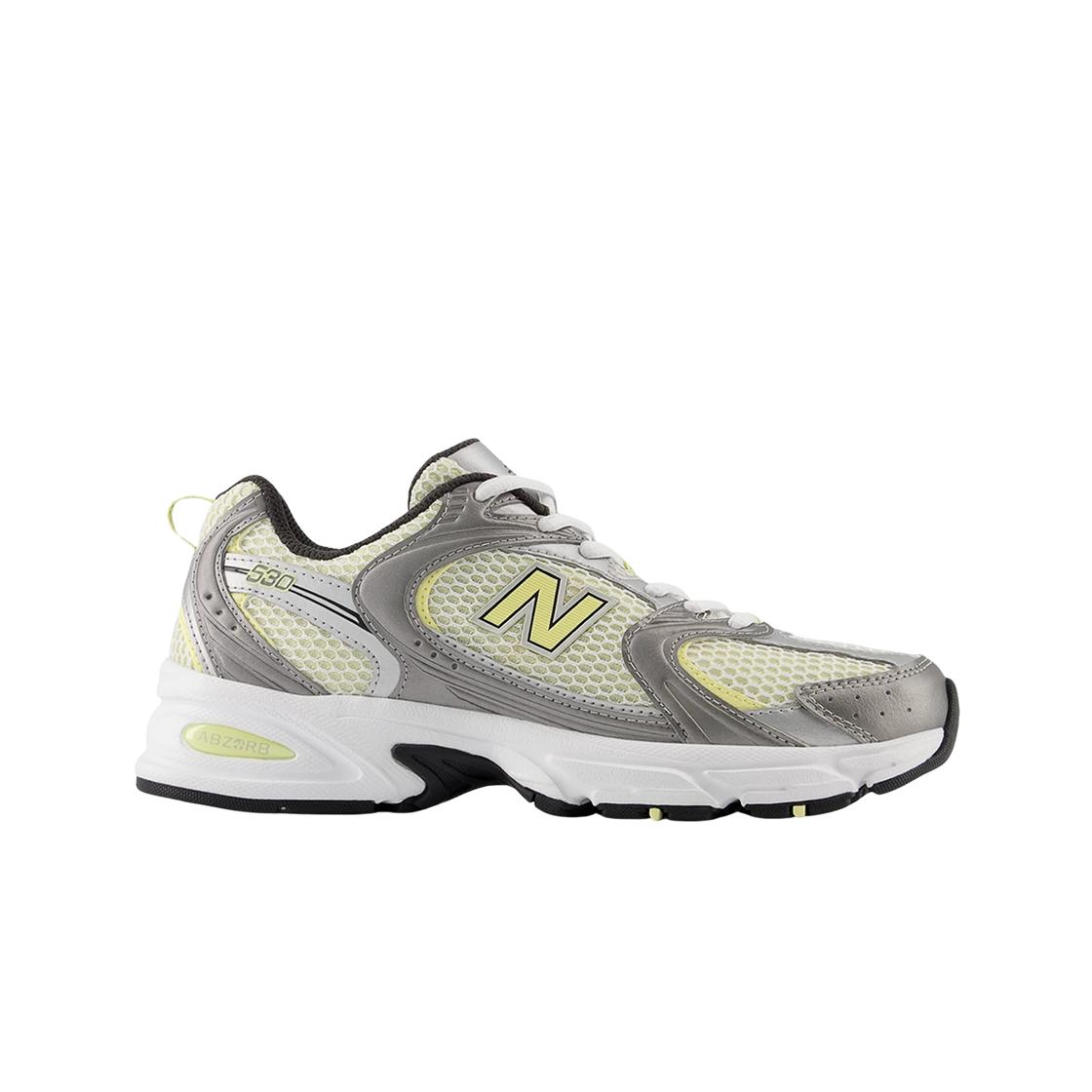 New Balance 530 Silver Metallic Parchment Unisex Sneakers U530ADG 40.5