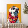 5d DIY Diamond Painting Cross Stitch Colorful Puppy Animals Diamond Embroidery Mosaic Full Round Drill Home Decor Arts