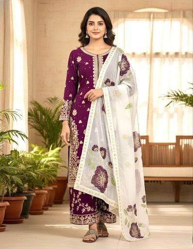 Salwar Kameez Pakistani Dress Indian Bollywood Party Wear Top Palazzo Suit
