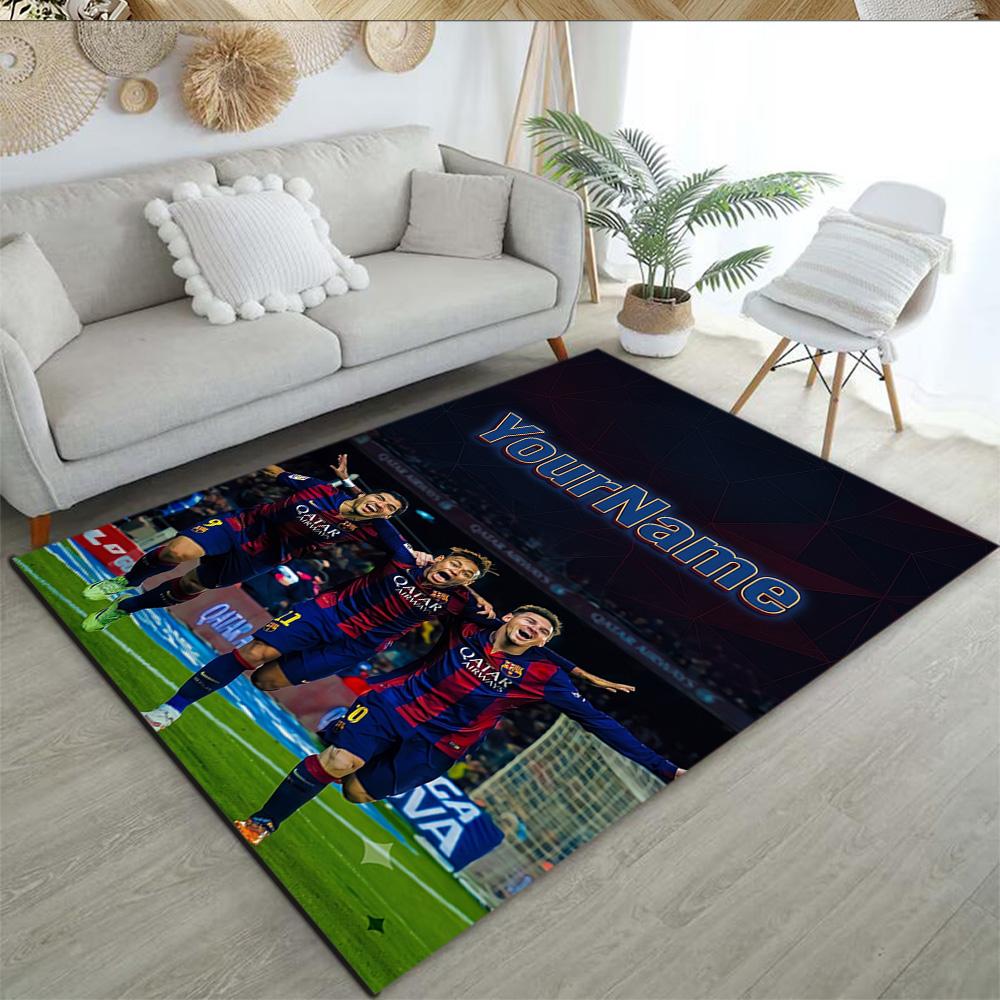 Messi 201 Personalized Text Area Rug Perfect for Hallway Living Rooms Decorate room Study room Antislip Carpet Office home decor