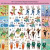 816Sheets Cartoon Judy Nick Disney Zootopia 2 Puzzle Stickers Make A Face Diy Funny Assemble Jigsaw Decals Decoration Toy Gift