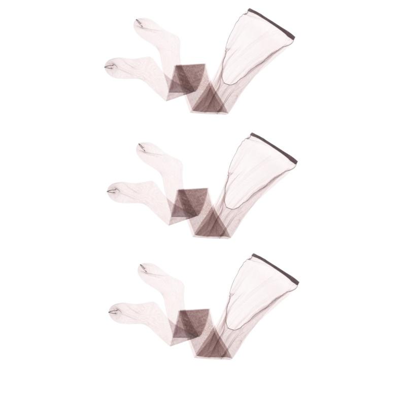 1/3 Pairs Ultra-Thin Nylon Pantyhose One Line Crotch Elastic Women Tights 0D Silky Touch Reinforced Toes Transparent Stockings