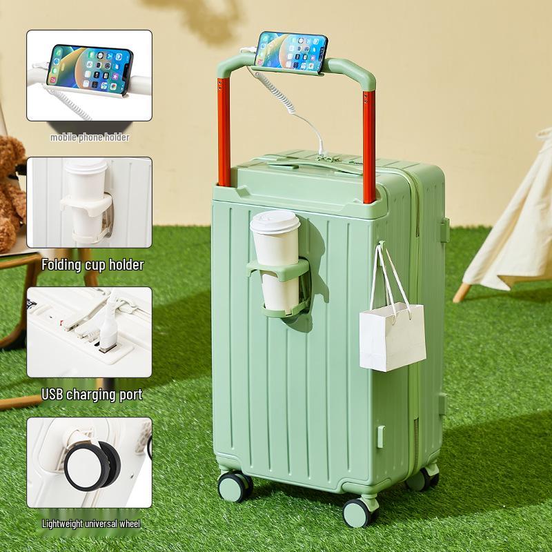 Прочный многофункциональный чемодан с широкой выдвижной ручкой и кодовым замком 20 Inch