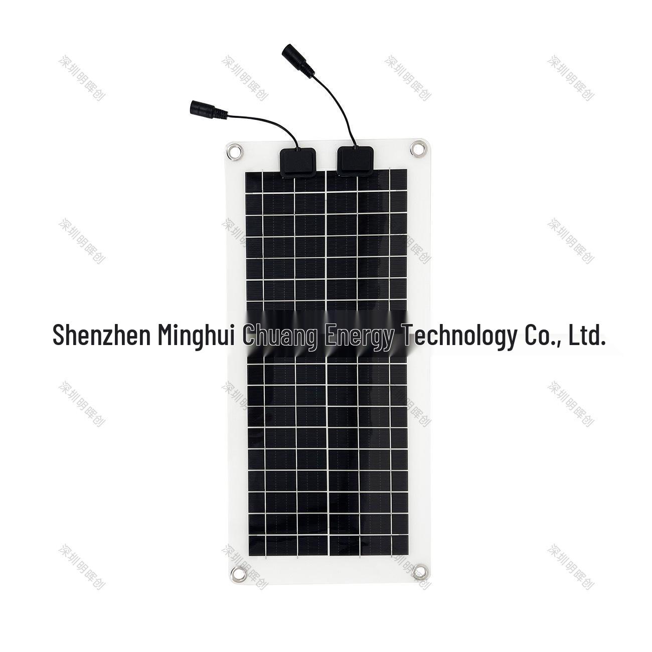 Cross-Border Polycrystalline Silicon Solar Panel 10W 12V/18V/5V with ODB Interface and Fast Charging Controller