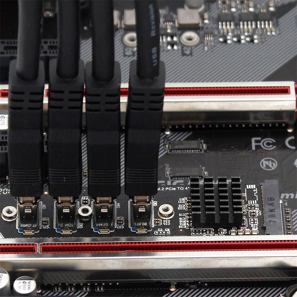 

M.2 to PCIE PCI-E Adapter Card High Speed M-Key Graphics PCIE Expansion Card