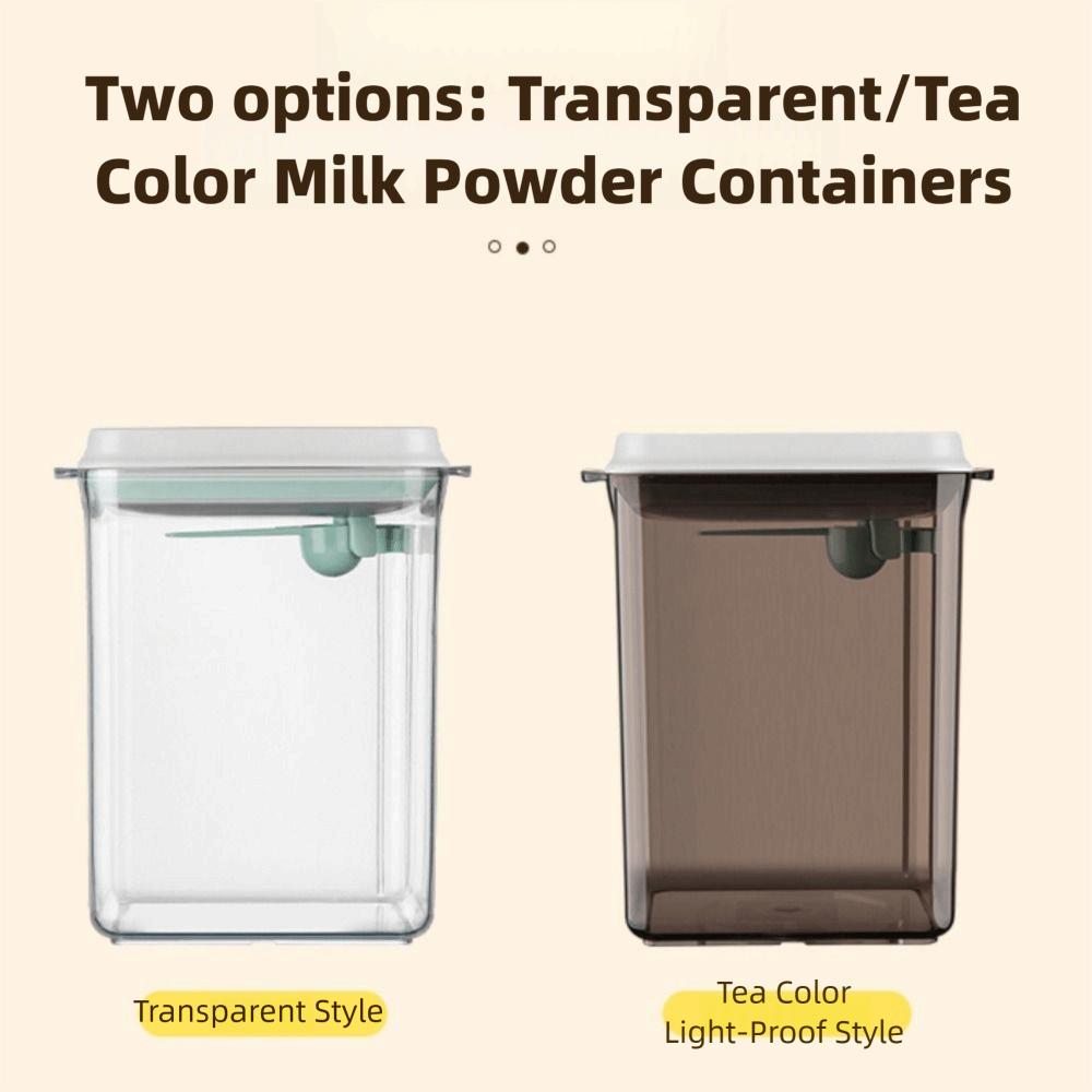 Moisture-proof Food Storage Container Pop Top Milk Powder Container Formula Dispenser  Daily Use