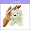 Lace Bow Cute Decoration Cartoon Plush Bear Doll Pendant Children Toy Gift For