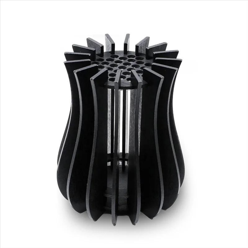 Holzvasen-Set für Rosen/Kirschblüten/Blüten/Sonnenblumen, für botanische Sammlung, stilvolle Heimvase, Tischdekoration, Puzzle-Ständer