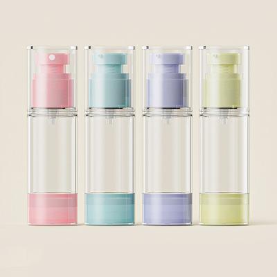 Airless Press Type Refillable Bottles Spray Bottle Lotion Cosmetic Dispenser Travel Portable Hydration Bottle