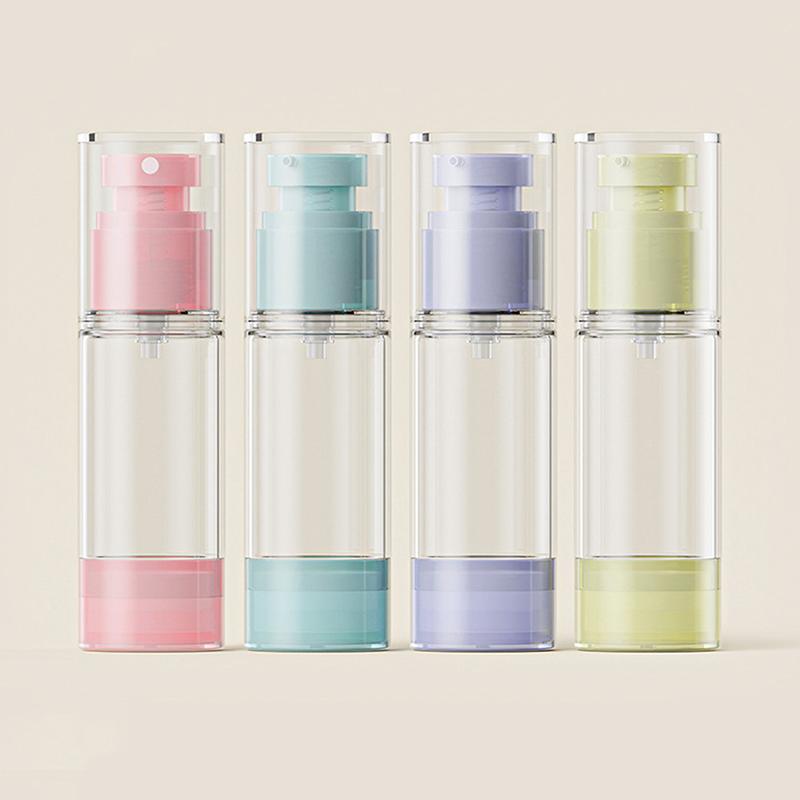 Airless Press Type Refillable Bottles Spray Bottle Lotion Cosmetic Dispenser Travel Portable Hydration Bottle
