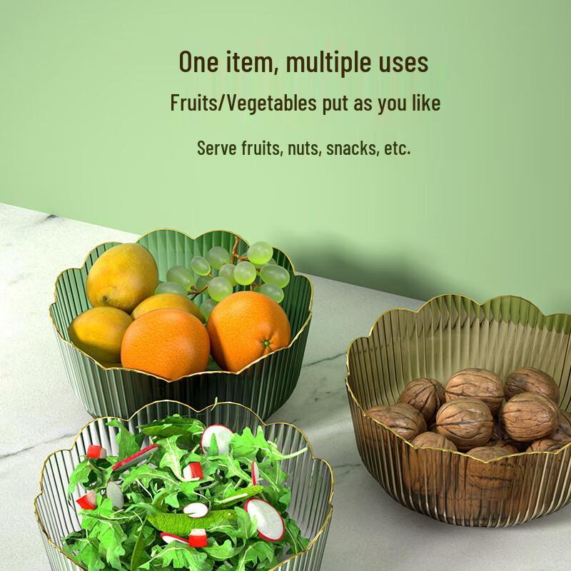 Chang Baosen Irregular Plastic Fruit & Snack Bowl Set