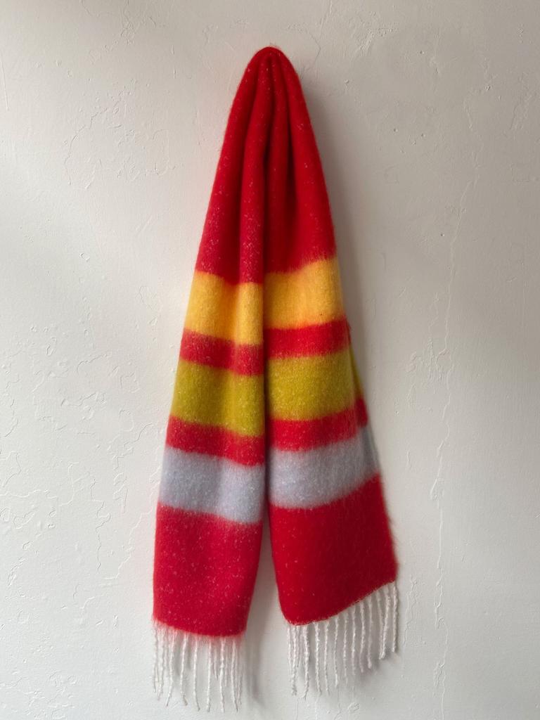 Winter Scarf Women's Designer Style New Warm Thickened Dopamine Imitation Cashmere Plaid Scarf