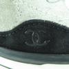 Very Good CHANEL Low cut sneakers COCO Mark Lace-up Suede Leather 36 G45208 Used