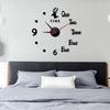 Luminous Wall Clock Modern Design Easy to Install Battery Powered Silent DIY Wall Clock Decoration for Living Room