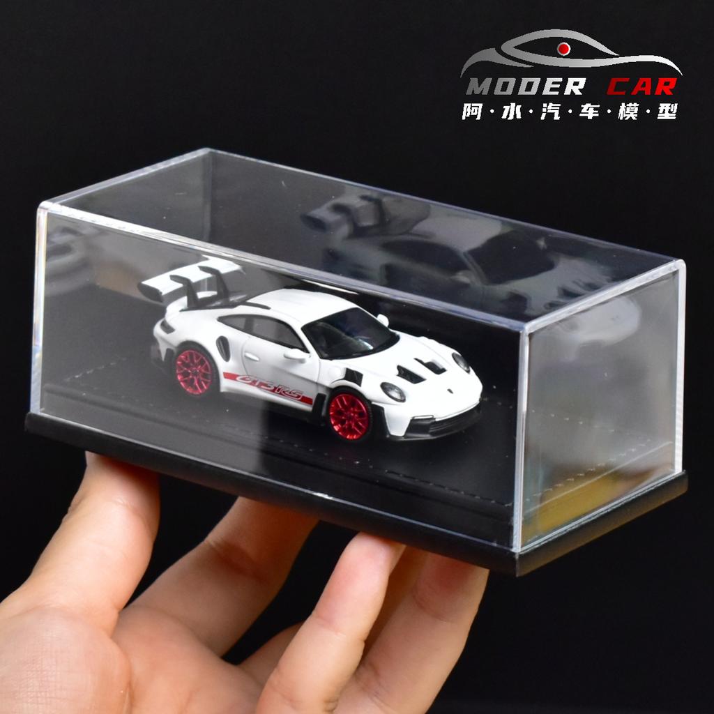 1:64 Acrylic Leather Bottom Universal Model Car Dust Box(Excluding car)