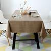 Pastoral Anti-Scalding Leave-In Tablecloth Solid Color Rectangular Household Hotel Dining Table Cloth Coffee Table Cover Cloth