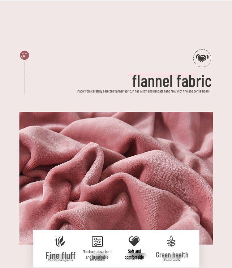 Winter Milk Velvet Plush Flannel Bed Sheet - Warm, Thick Coral Fleece for Dormitory Single Beds