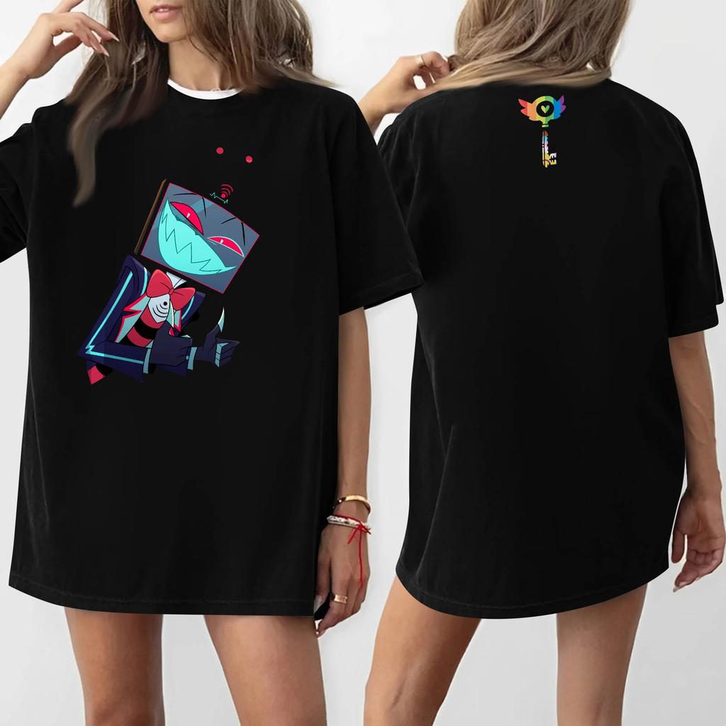 Women's Round Neck Printed Short-sleeved T-shirt Top