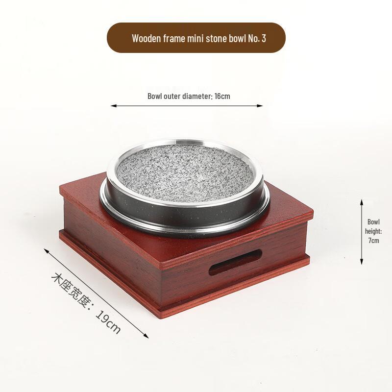 

Stone Bibimbap Bowl with Wooden Base