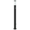 Bollard Lights with Sensor & Socket Set of 3 110 cm Stainless Steel IP44