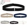 Heet 1 stuk Canvas Onzichtbare Riemgesp Plastic Elastische Riem Dames Heren Verstelbare Riem Mode