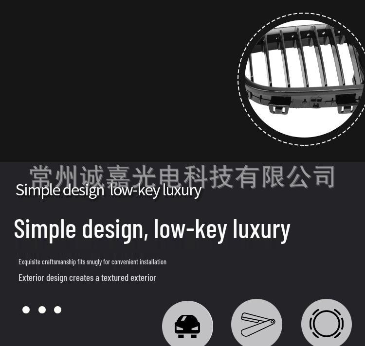 Gloss Black Single Line Kidney Grille for BMW 1 Series F20/F21 (2011-2014)