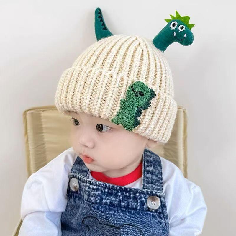 Baby Hat Autumn and Winter Cute Super Cute Boys Wool Hat Winter Warm Ear Protection Girls Pullover Baby Knitted Hat