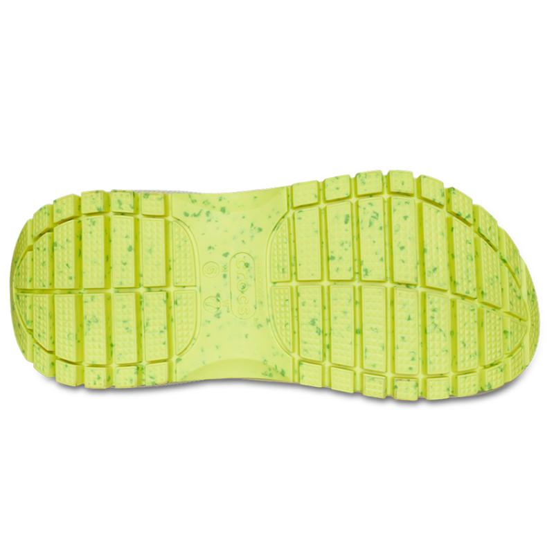 Crocs Classic Halo Thick Sole Crush Clogs 6.1cm Women's Sour Yellow