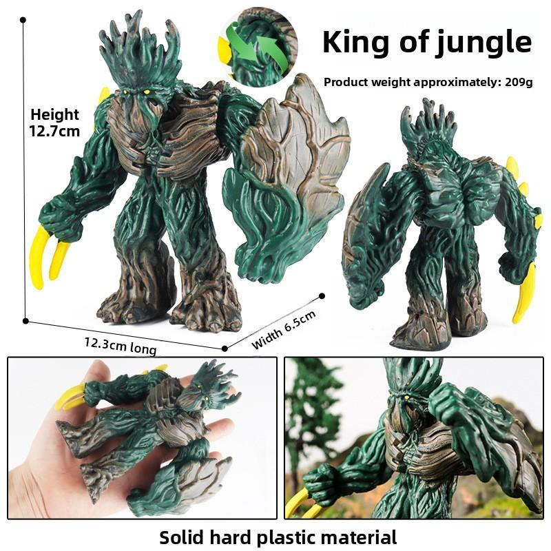 Three Headed Dog Fire Phoenix Stone Monster Dragon Warcraft Model For Kids And Collectors