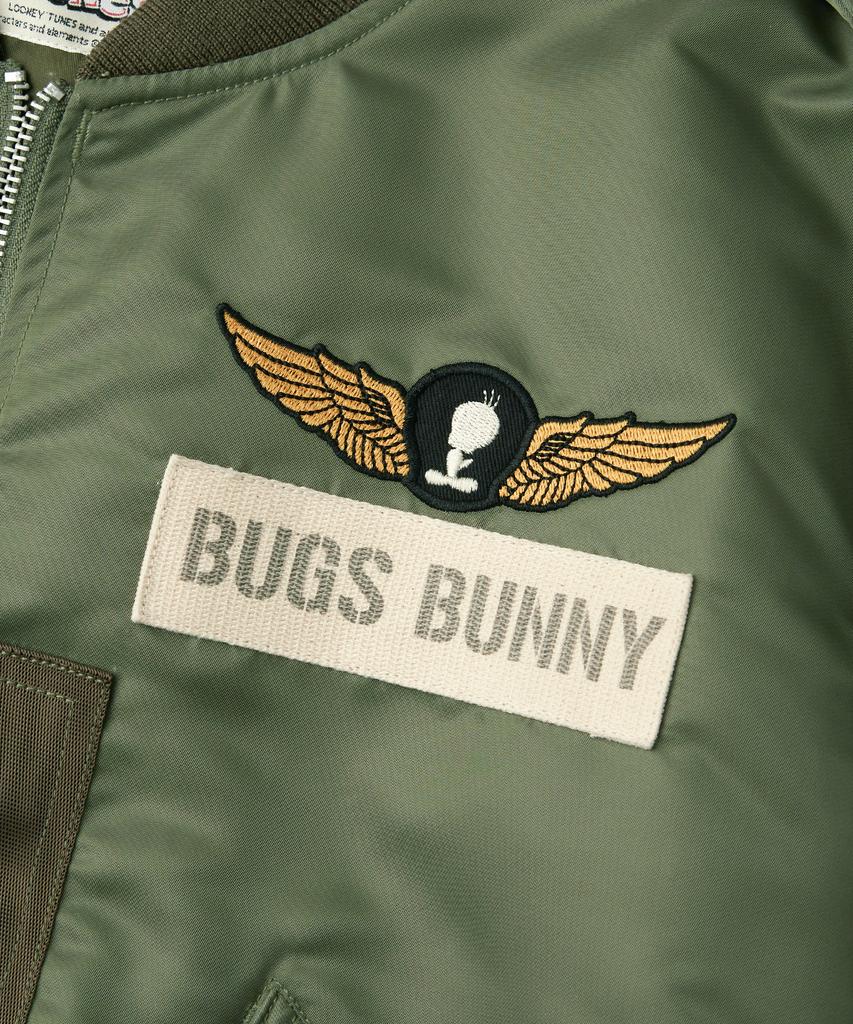 Outstanding [Looney Tunes] L-2B Jacket_Olive Green