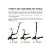 Trottinette évolutive 3 en 1 pour enfants - DE VES SPORT - Qplay Sema - Guidon réglable - Roues en caoutchouc