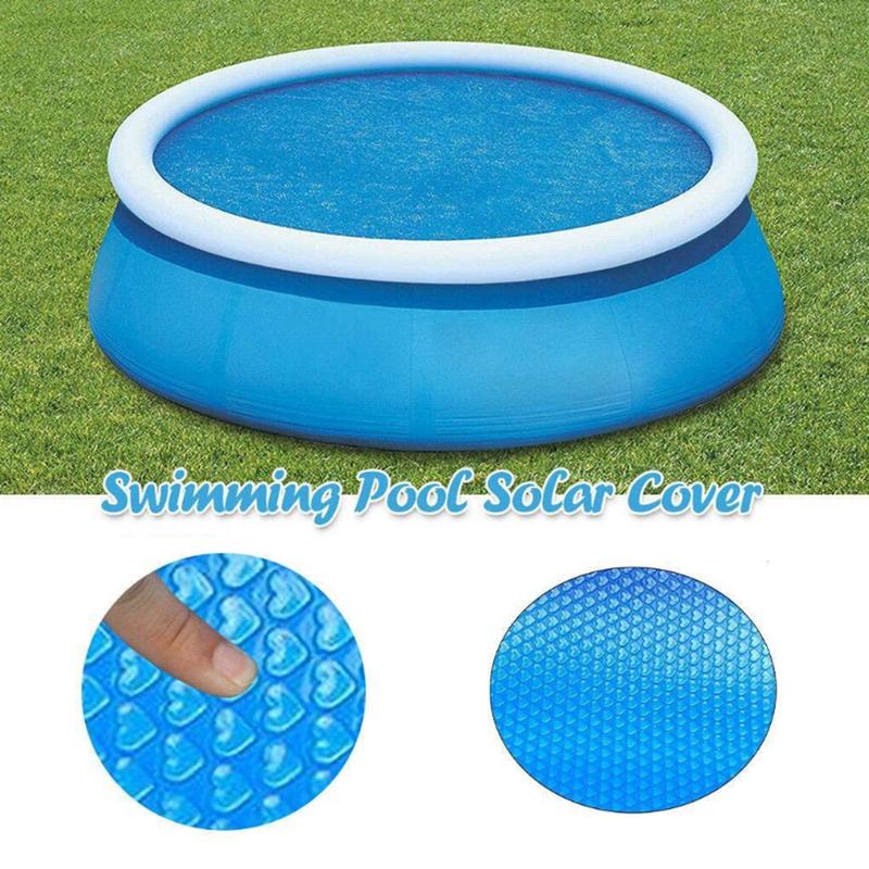 Swimming Pool Thermal Insulation Film Rectangular/Round Pool Protective Cover Floating Solar Cover Bubble Heat Retaining Film