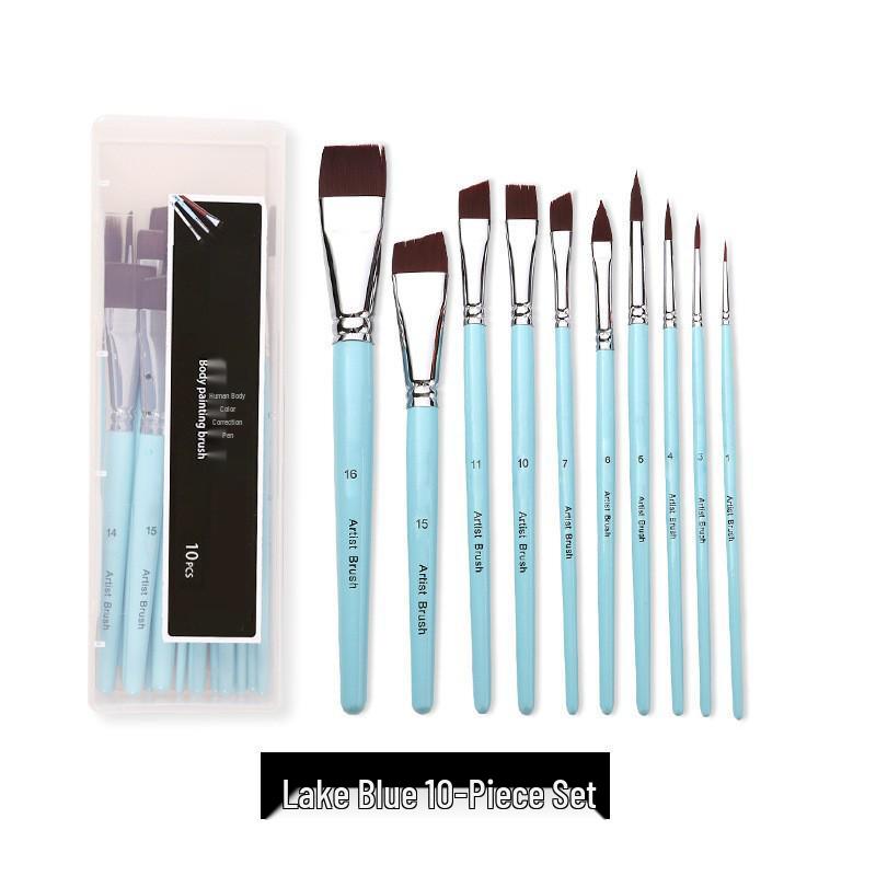 MengHui 12-Color Kids' Face Paint Set - Water-Soluble Body & Stage Makeup