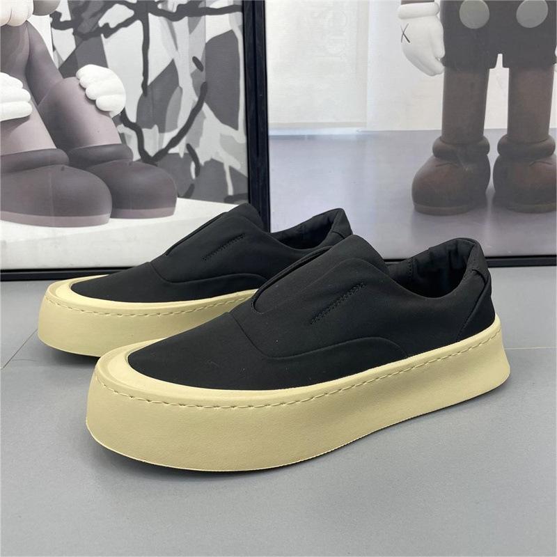 Mens Ice Silk Casual Shoes Summer New Breathable Soft-sole Casual Flats Shoes Canvas Shoe Outdoor Comfortable Sneakers Man Tenis