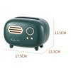 Radio Model Pumping Paper Case Decoration Props Tissue Paper Dispenser Retro  Plastic for Apartment Restaurant