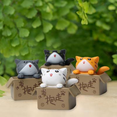 Schönes solides Modell Karton Katze Ornament Cartoon Karton Kätzchen Geburtstagsgeschenk