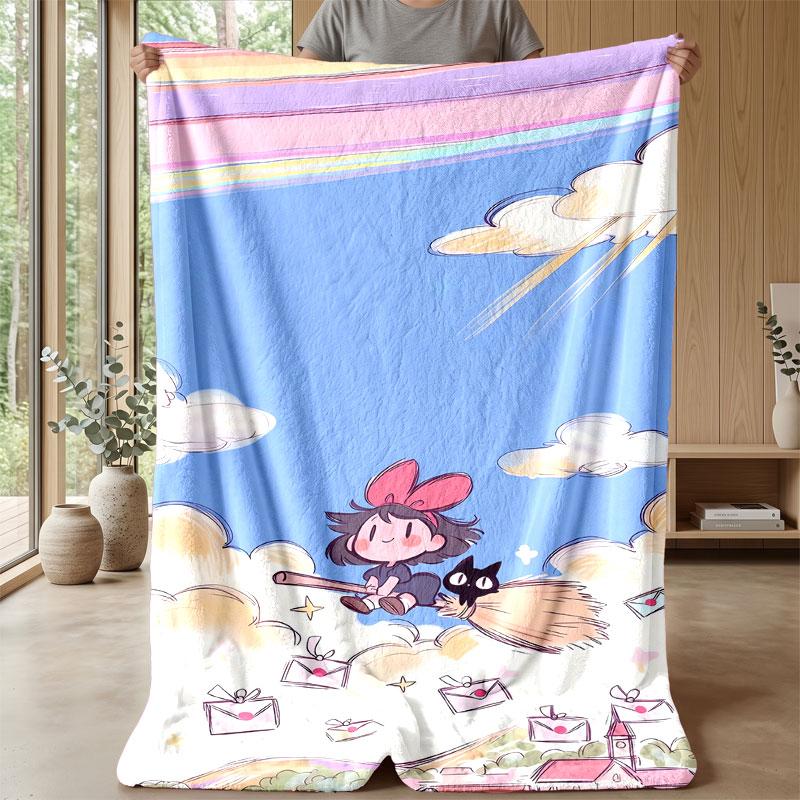 Soft Flannel Blanket Lightweight Cozy Bedroom Living Room CoverKiki's Delivery Service Jiji