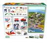 BRIO WORLD Rescue Team Set 36025 [44 Pieces] for Ages 3 and Up (Electric Train Toy with Wooden Tracks) Red, Green, Blue, and Yellow