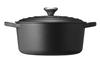 Le Creuset Cocotte Ronde 24 cm matte black Gas IH Oven Compatible