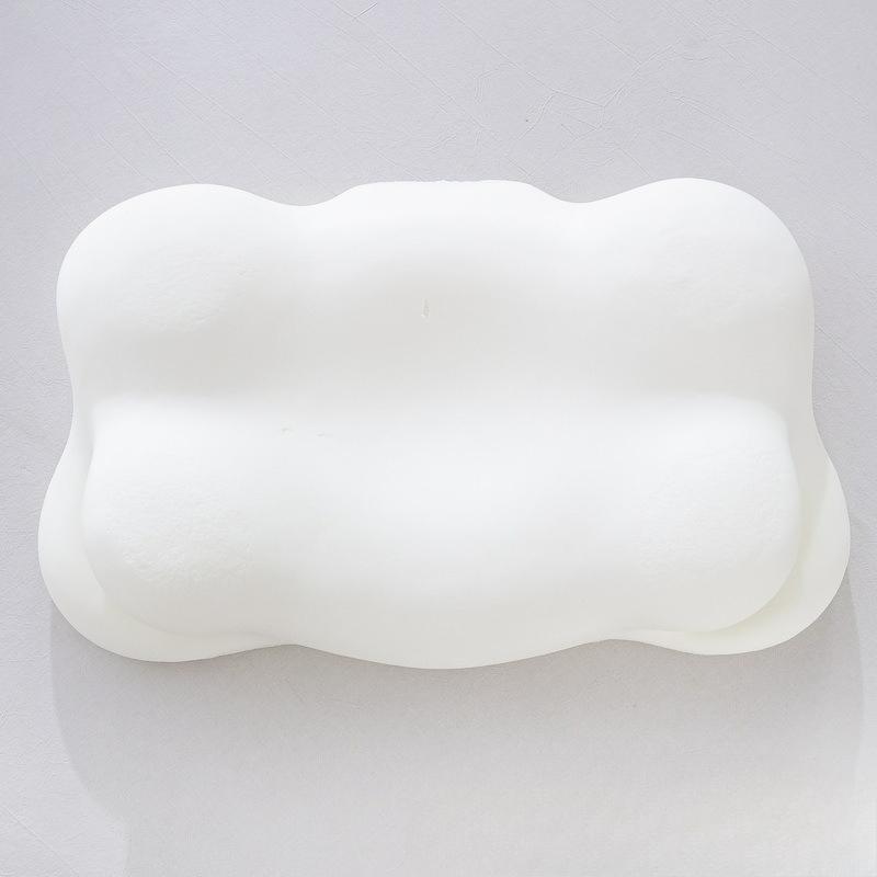 

Ортопедическая подушка из пены с эффектом памяти Ergonomic Sleep Cloud для облегчения боли в шее и плечах, подходит для тех, кто спит на спине и животе. белый