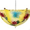 Hanging Bird Feeder Umbrella Shaped Food Container Metal for Balcony