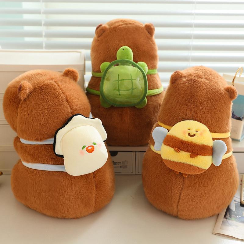 Capibara best friend plush doll capybara doll toy capybara sleeping gift backpack pendant keychain