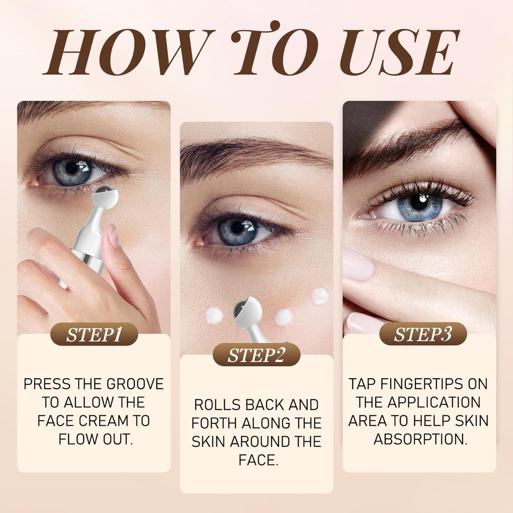 Coffee Essence Eye Cream-Hydration And Nourishment With Coffee Oil & Vitamin E-Lightweight Moisturizing No Greasy-Suitable For All Skin Types, 15ml