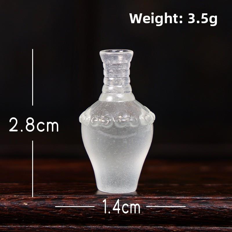 Resin Miniature Noctilucent Flower Vase For Home Decor Gift Ideas