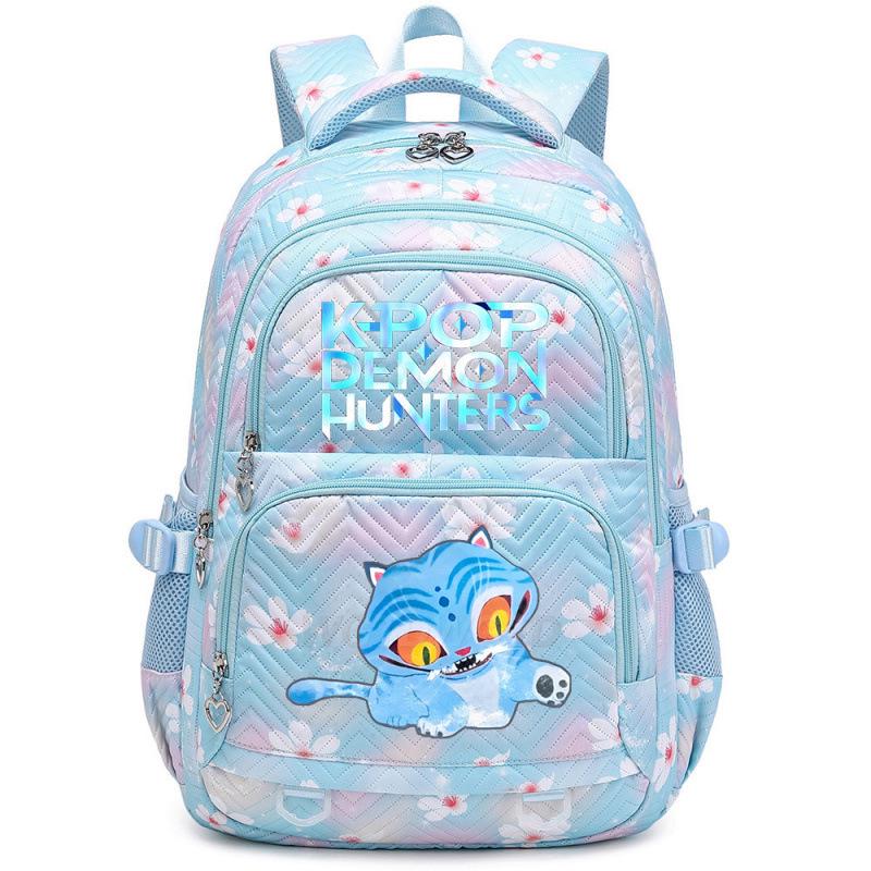 KPOP Demon Hunter Girl Group Print Backpack - Cute, Large Capacity Schoolbag for Teens and Kids