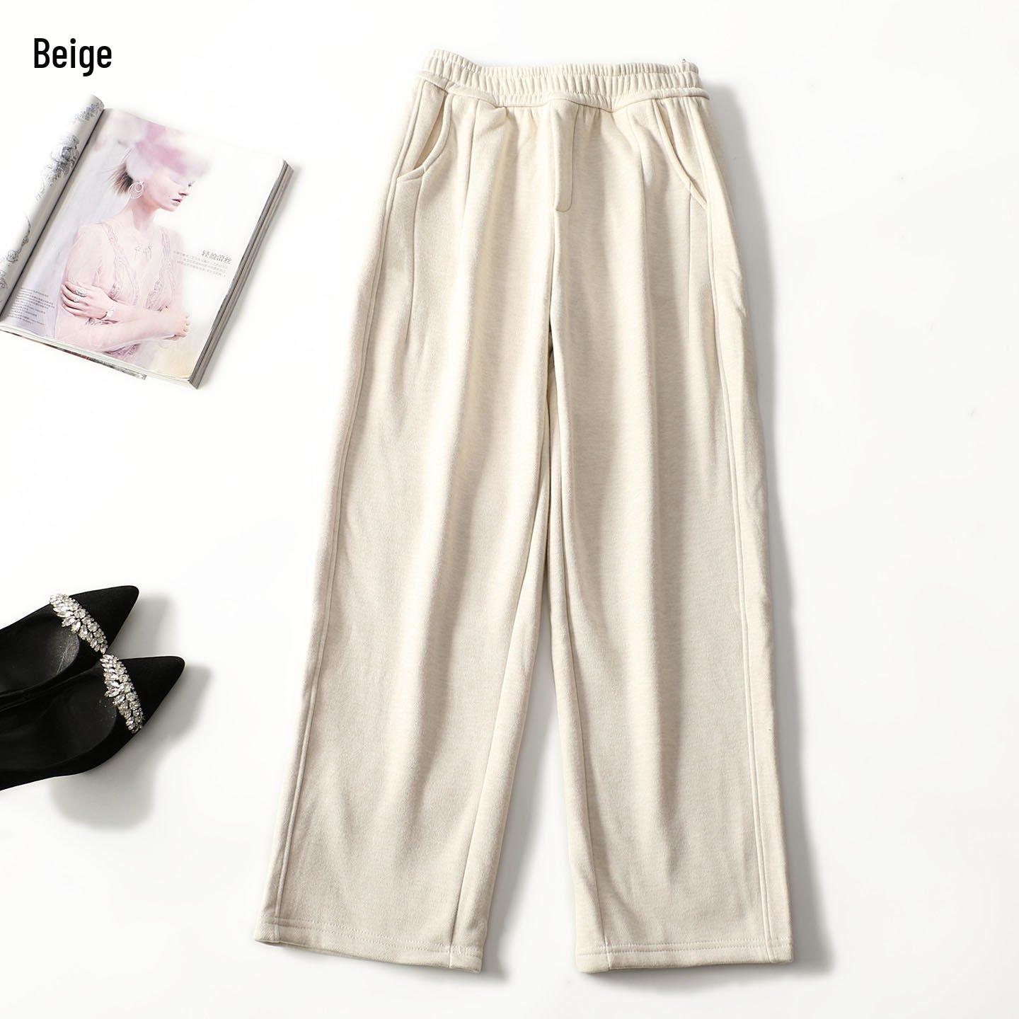 

Women s Winter Long Casual Trousers - Shenzhen Mingwei 412988 Clearance L бежевий