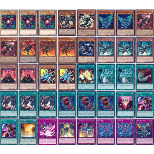 [Deck Sale] Red-Eyes Black Dragon Deck Pre-constructed Deck with Sleeves Red-Eyes Black Full Metal Dragon